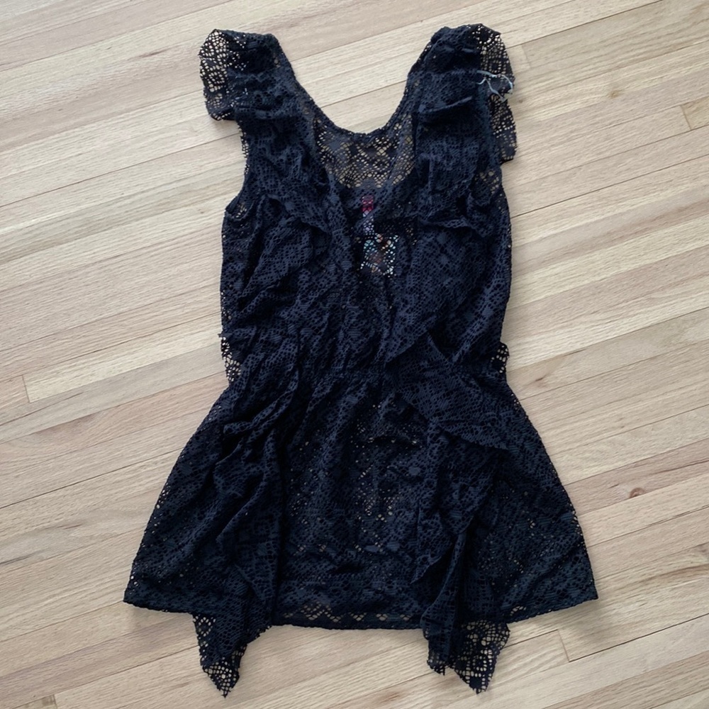 NWT Victoria’s Secret Swim Coverup Mesh Dress
